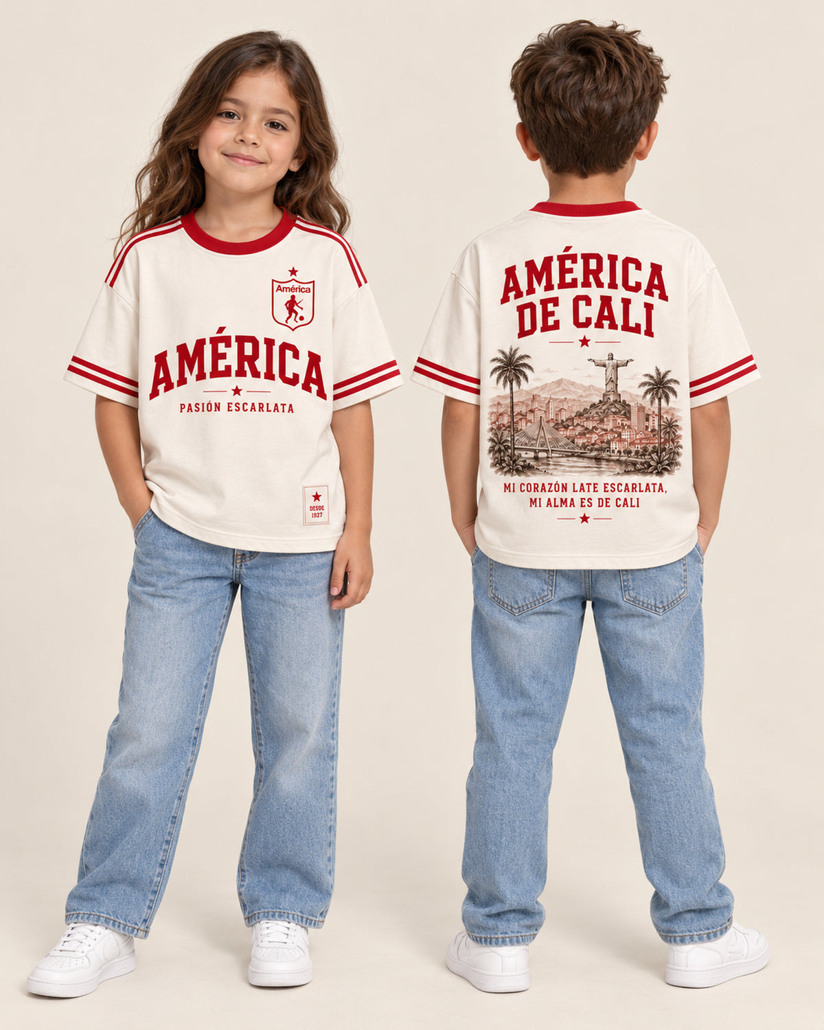 América De Cali X Alma Escarlata — niños