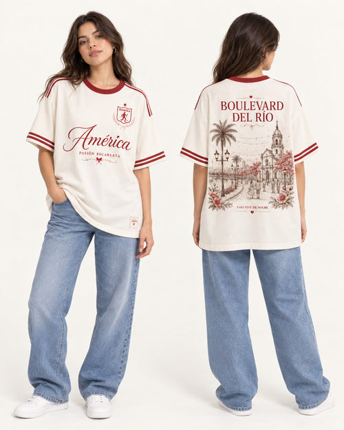 América De Cali Boulevard Del Río - Foto 2 oversize larga mujer