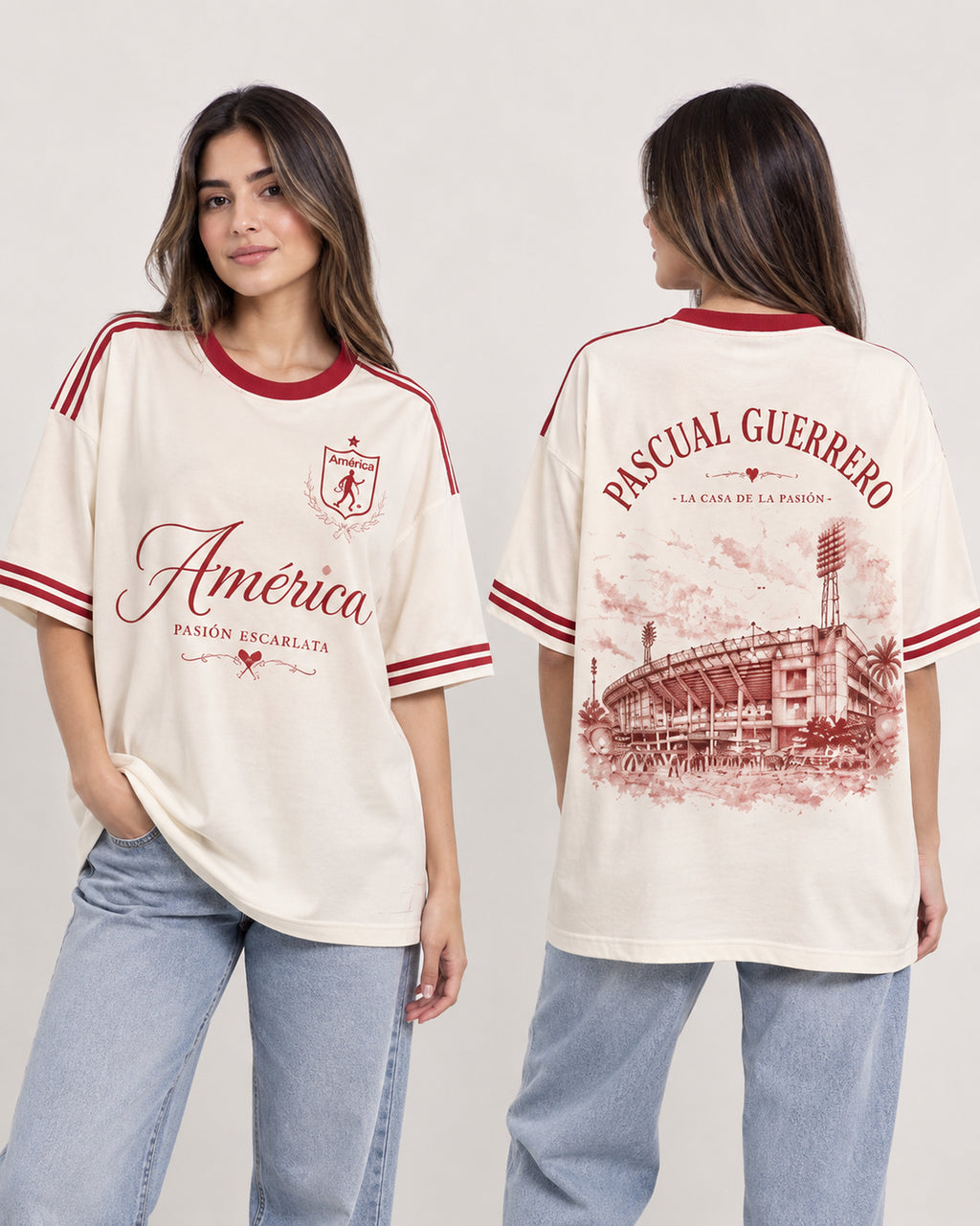 América De Cali X Pascual Guerrero — oversize larga mujer