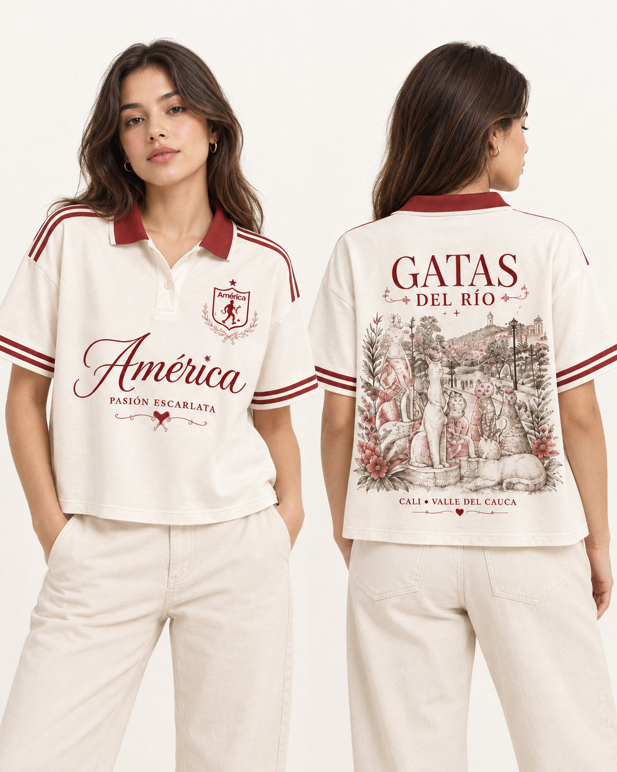 América De Cali Gatas Del Río - Foto 5 polo mujer
