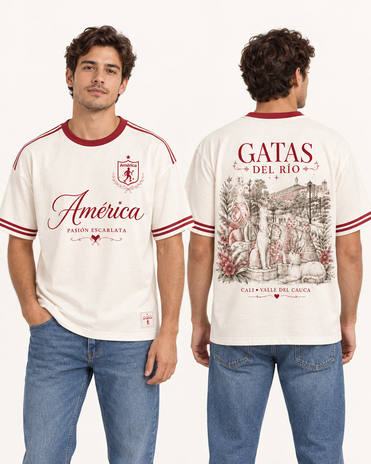 América De Cali Gatas Del Río - Foto 6 regular hombre
