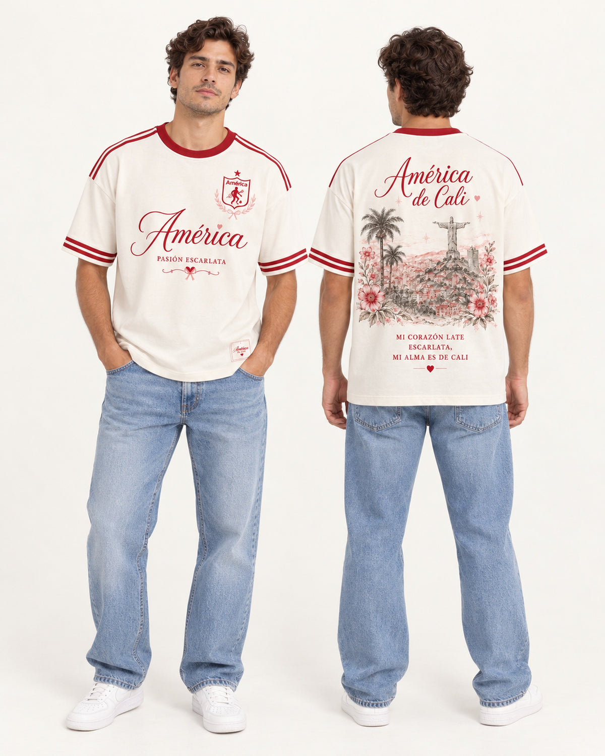 América De Cali Mi Corazón Escarlata - Foto 6 regular hombre