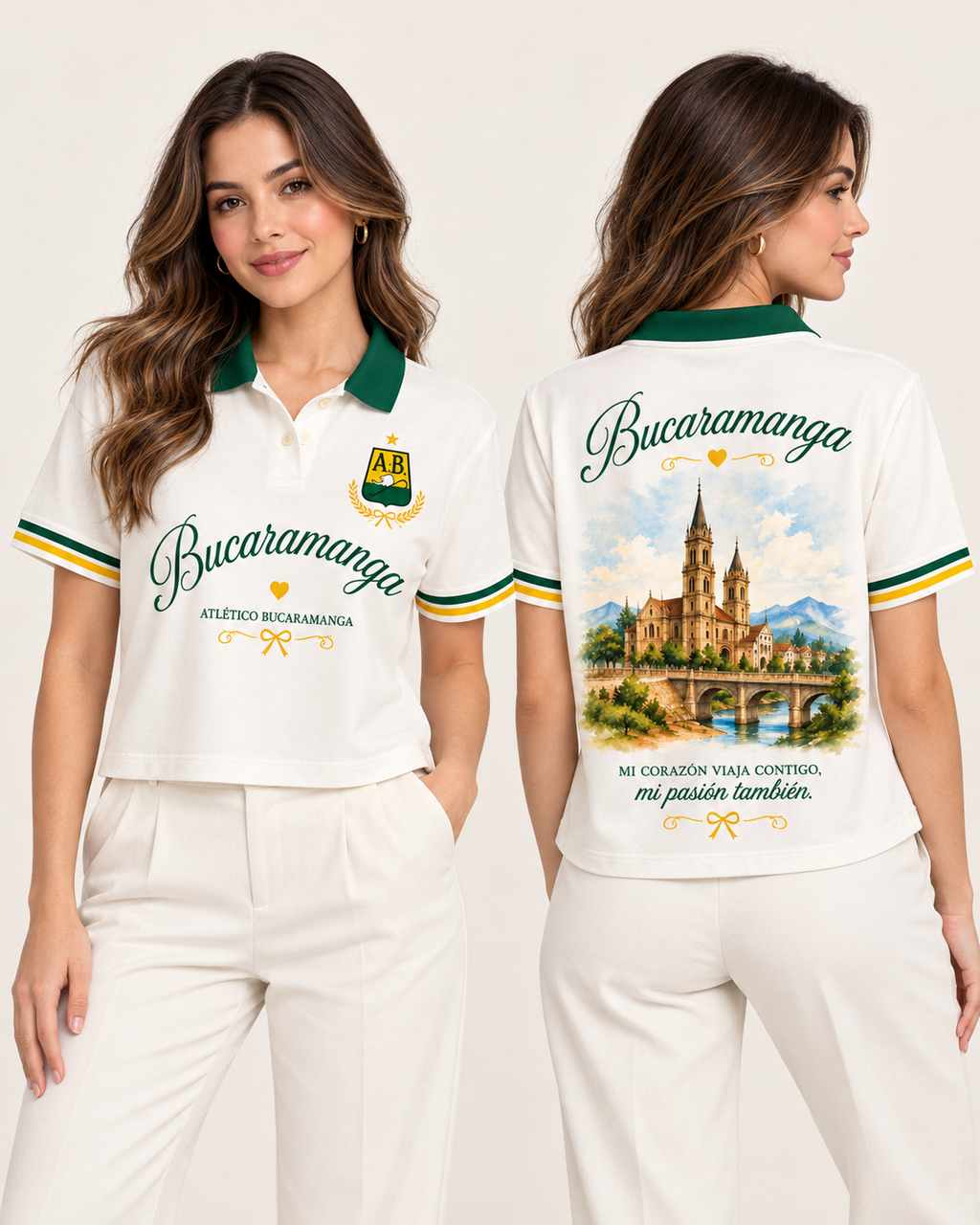 Atlético Bucaramanga X Pasión Contigo - oversize larga mujer