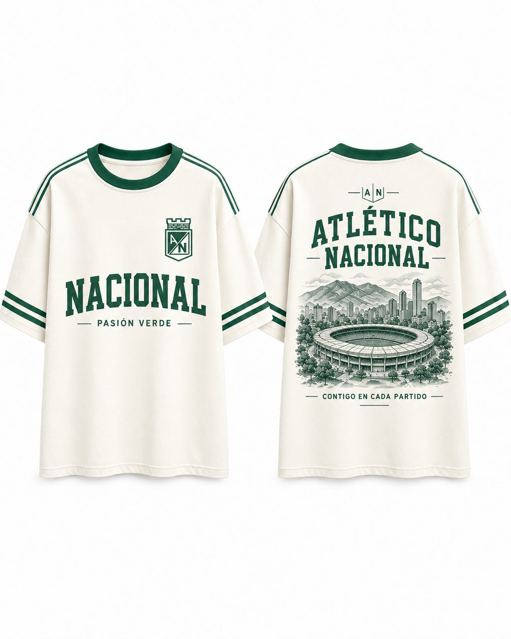 Atlético Nacional frente y espalda - imagen general
