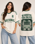 Atlético Nacional X 90 Minutos Toda Una Vida — oversize larga mujer