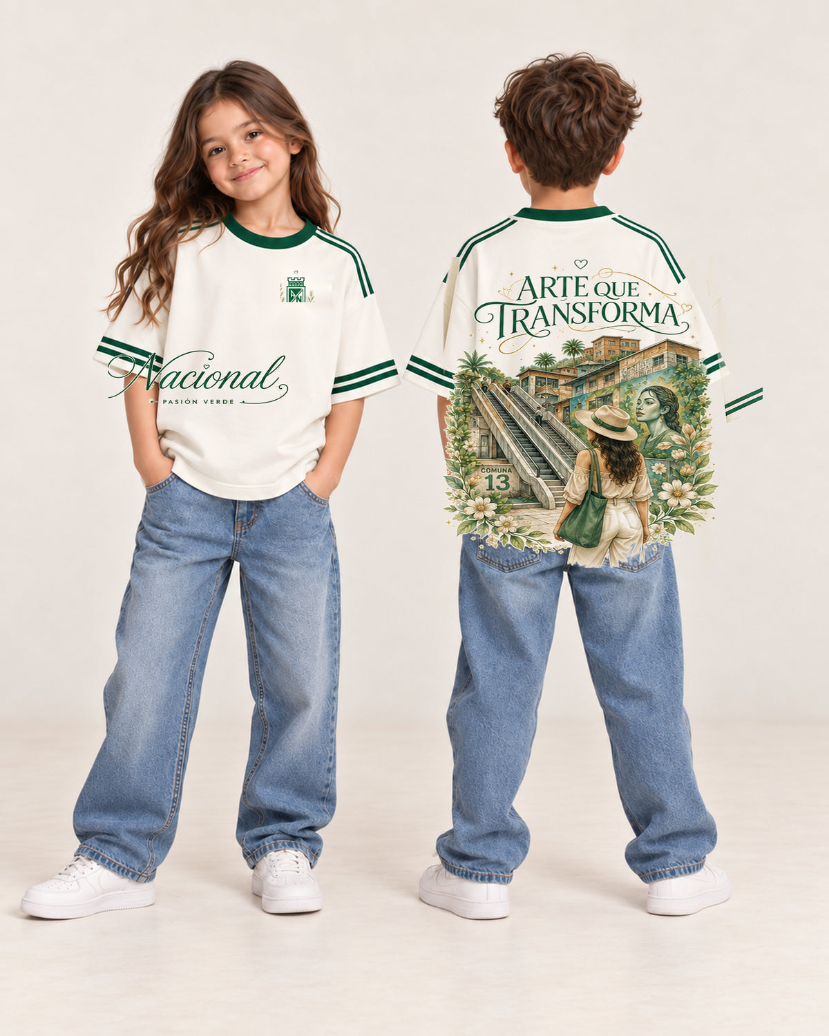 Atlético Nacional Arte Que Transforma - niños