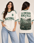 Atlético Nacional X La Hinchada Nunca Falla — oversize larga mujer corregida