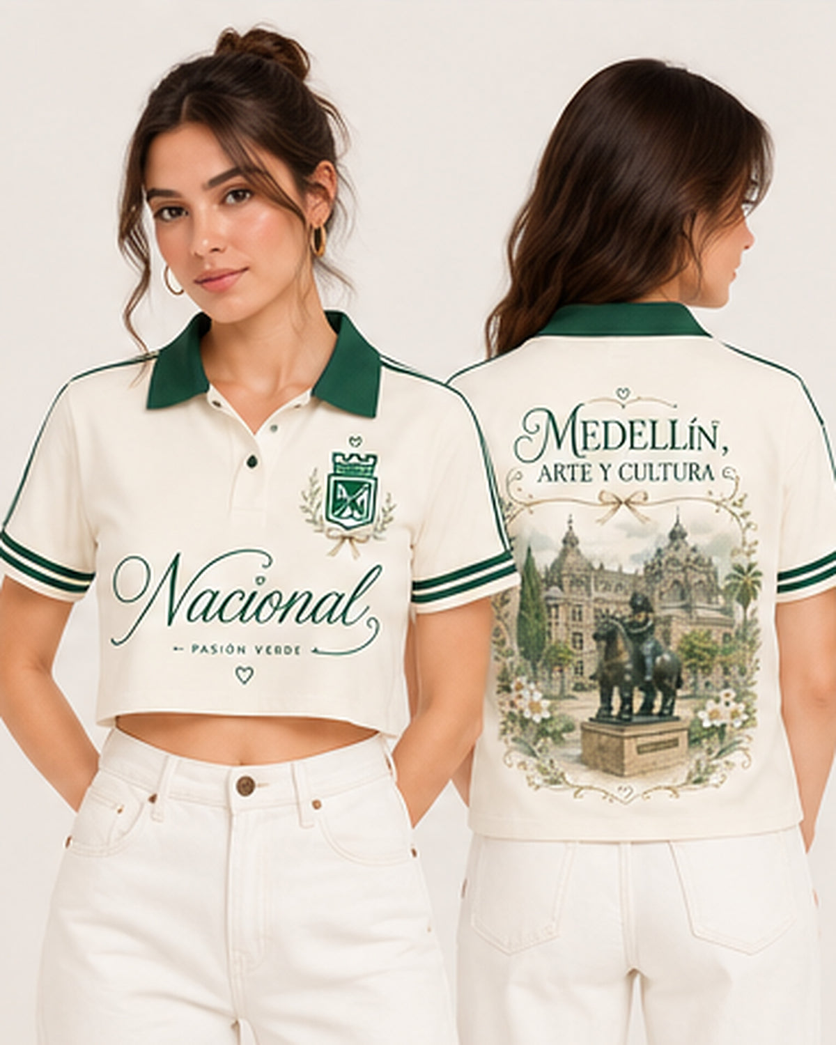 Atlético Nacional X Medellín Arte Y Cultura - polo mujer