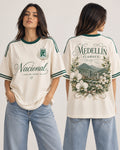 Atlético Nacional X Medellín Florece — oversize larga mujer