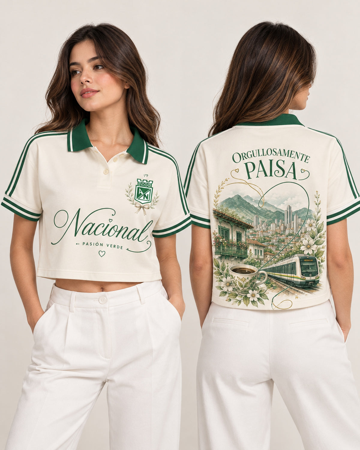 Atlético Nacional Orgullosamente Paisa - polo mujer