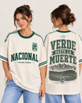 Atlético Nacional X Verde Hasta La Muerte - oversize larga mujer