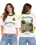 Atlético Bucaramanga Mi Lugar Favorito — Oversize larga mujer frente y espalda