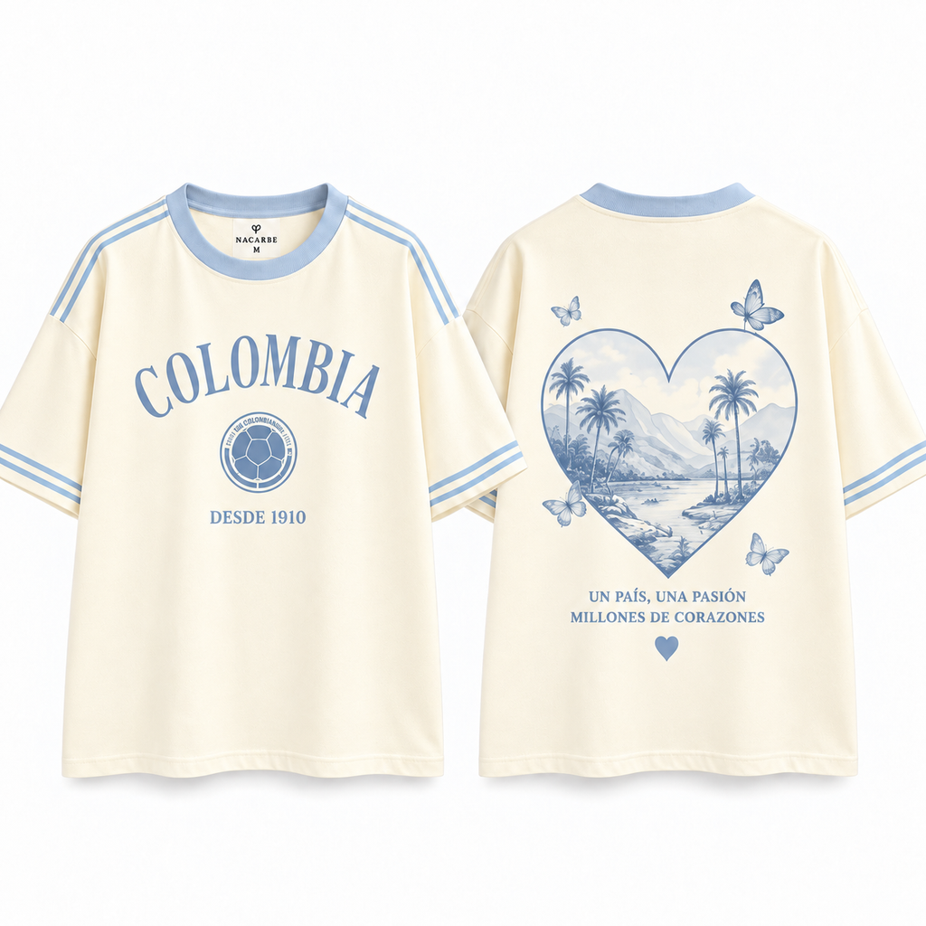 Colombia X Desde 1910 - prenda sola frente y espalda