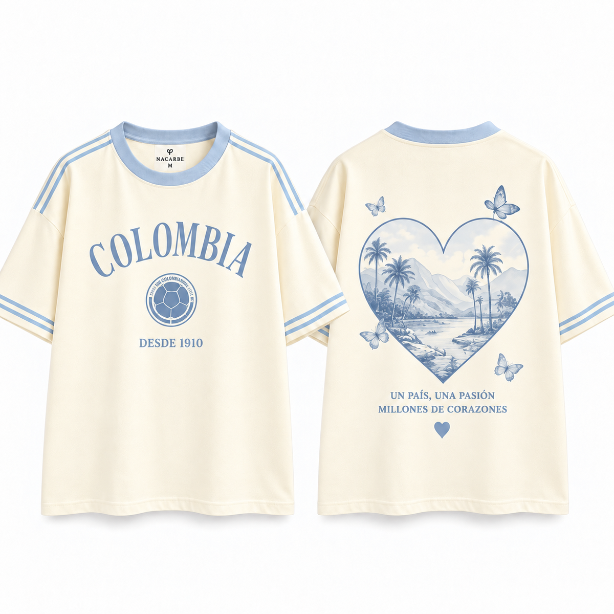 Colombia X Desde 1910 - prenda sola frente y espalda