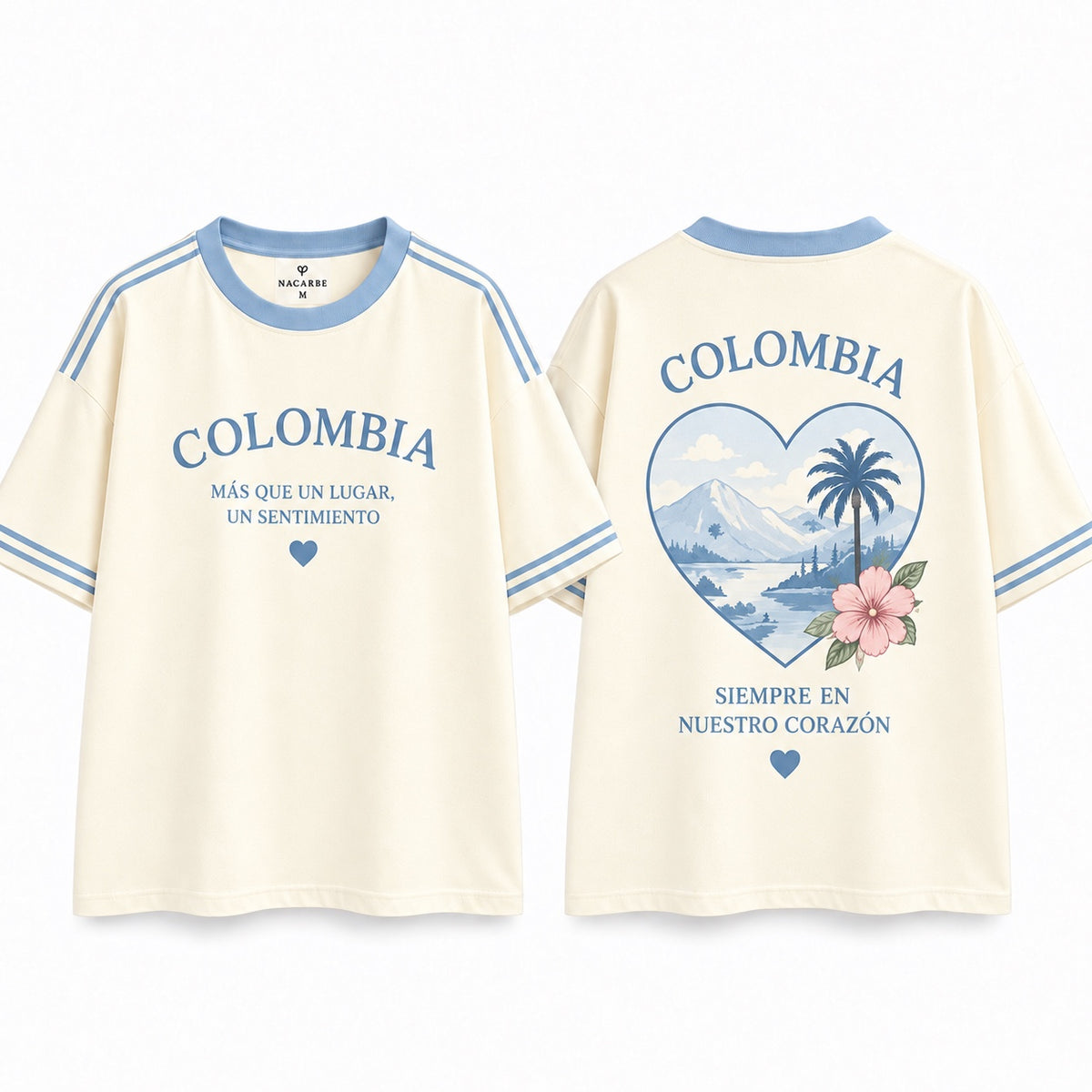 Colombia X Más Que Un Lugar - prenda sola frente y espalda