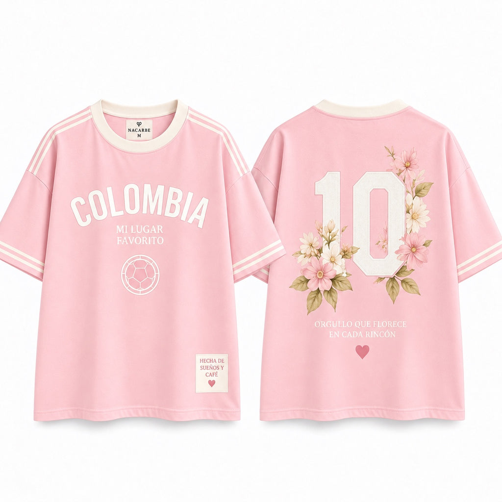 Colombia X Orgullo Que Florece - prenda sola frente y espalda