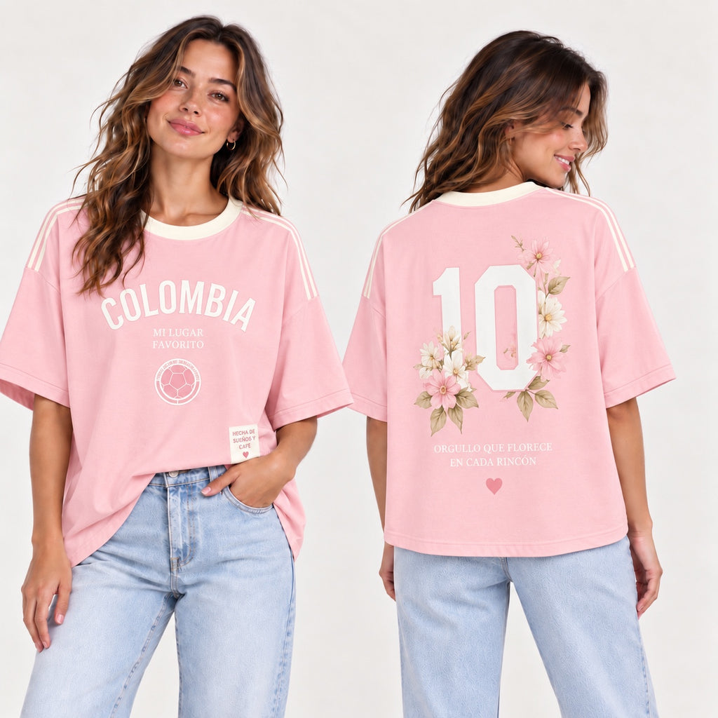 Colombia X Orgullo Que Florece - Oversize larga mujer