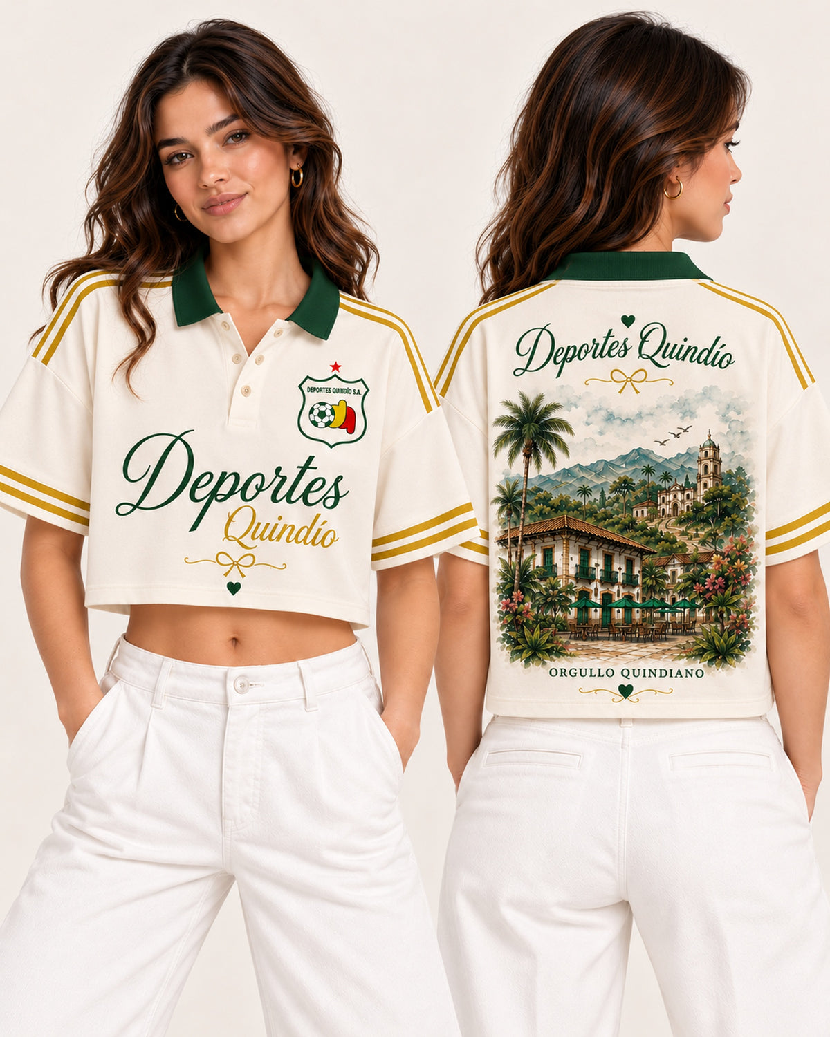 Deportes Quindío X Orgullo Quindiano - polo mujer