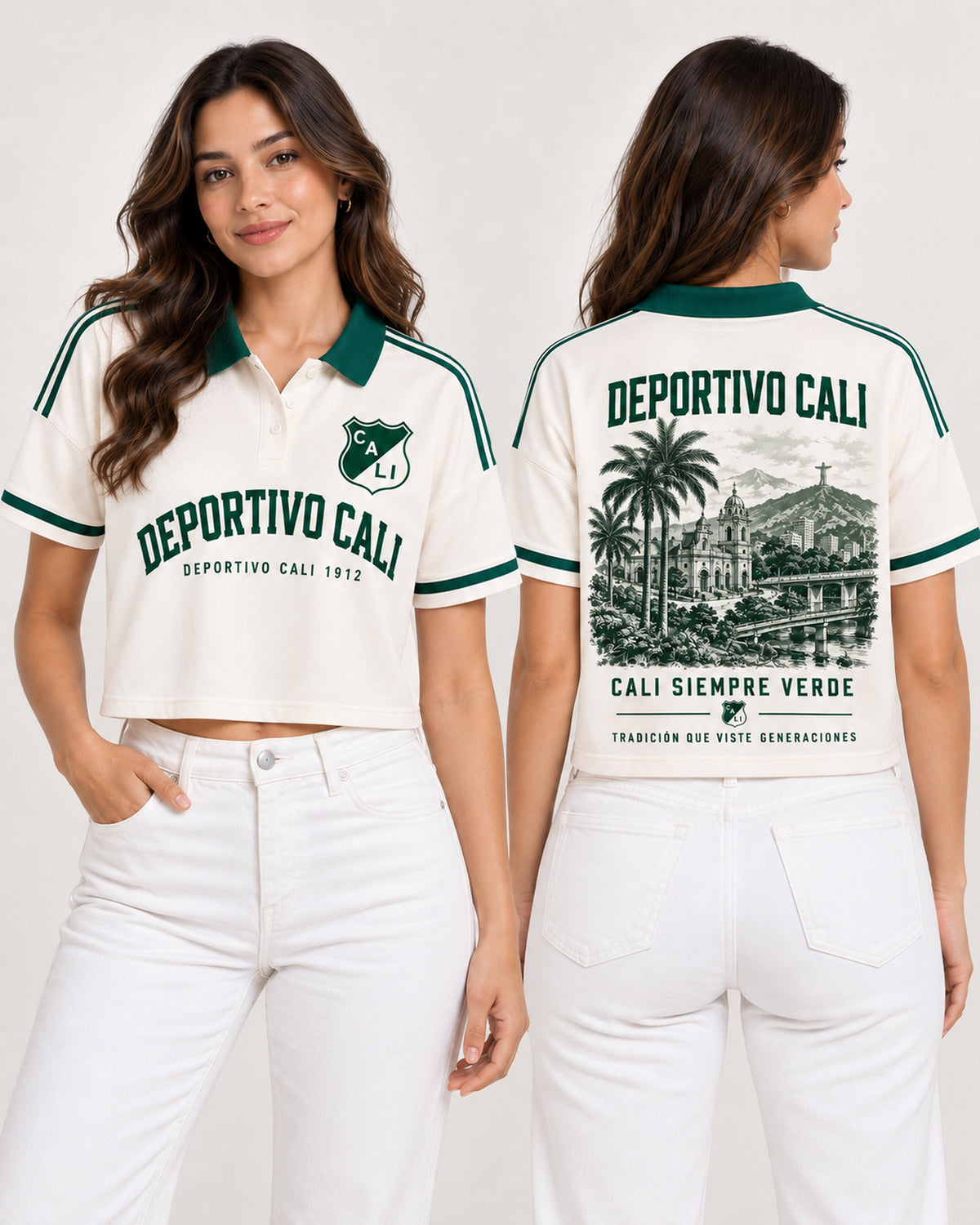 Deportivo Cali X Cali Siempre Verde — polo mujer