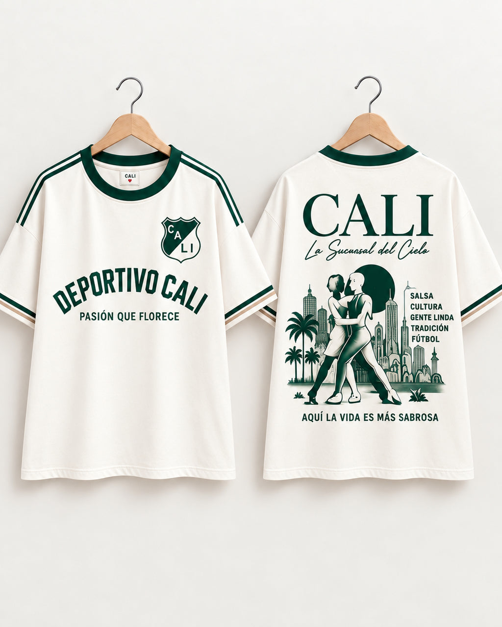 Deportivo Cali X La Sucursal Del Cielo — prenda sola frente y espalda