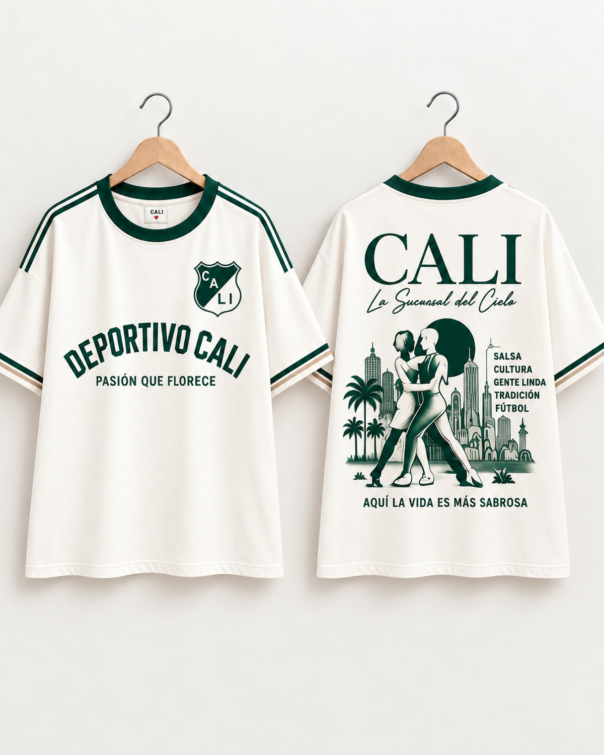 Deportivo Cali X La Sucursal Del Cielo — prenda sola frente y espalda