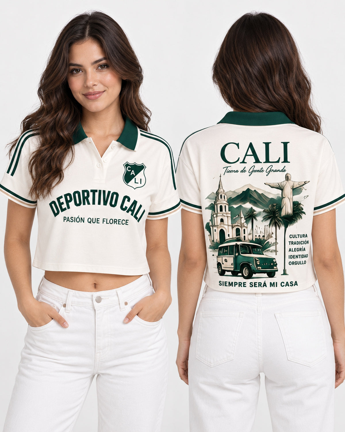 Deportivo Cali X Tierra De Gente Grande — polo mujer