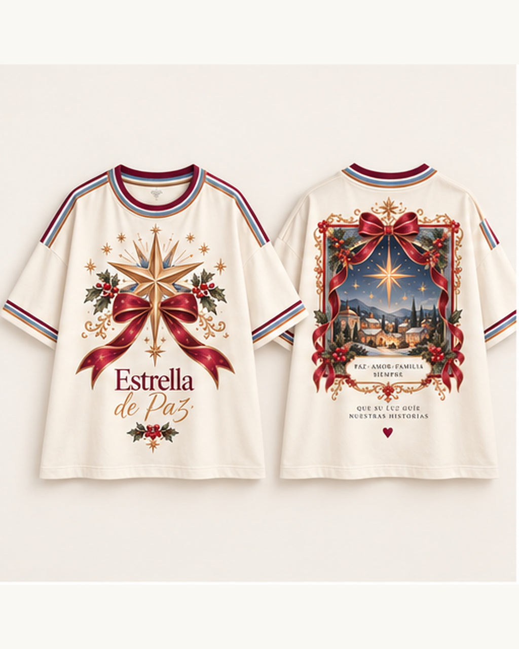 Estrella de Paz producto frente y espalda
