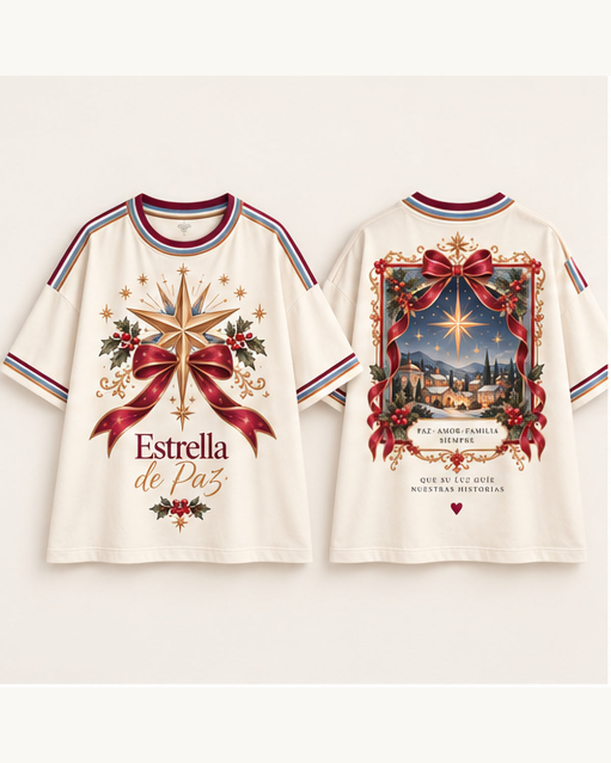 Estrella de Paz producto frente y espalda