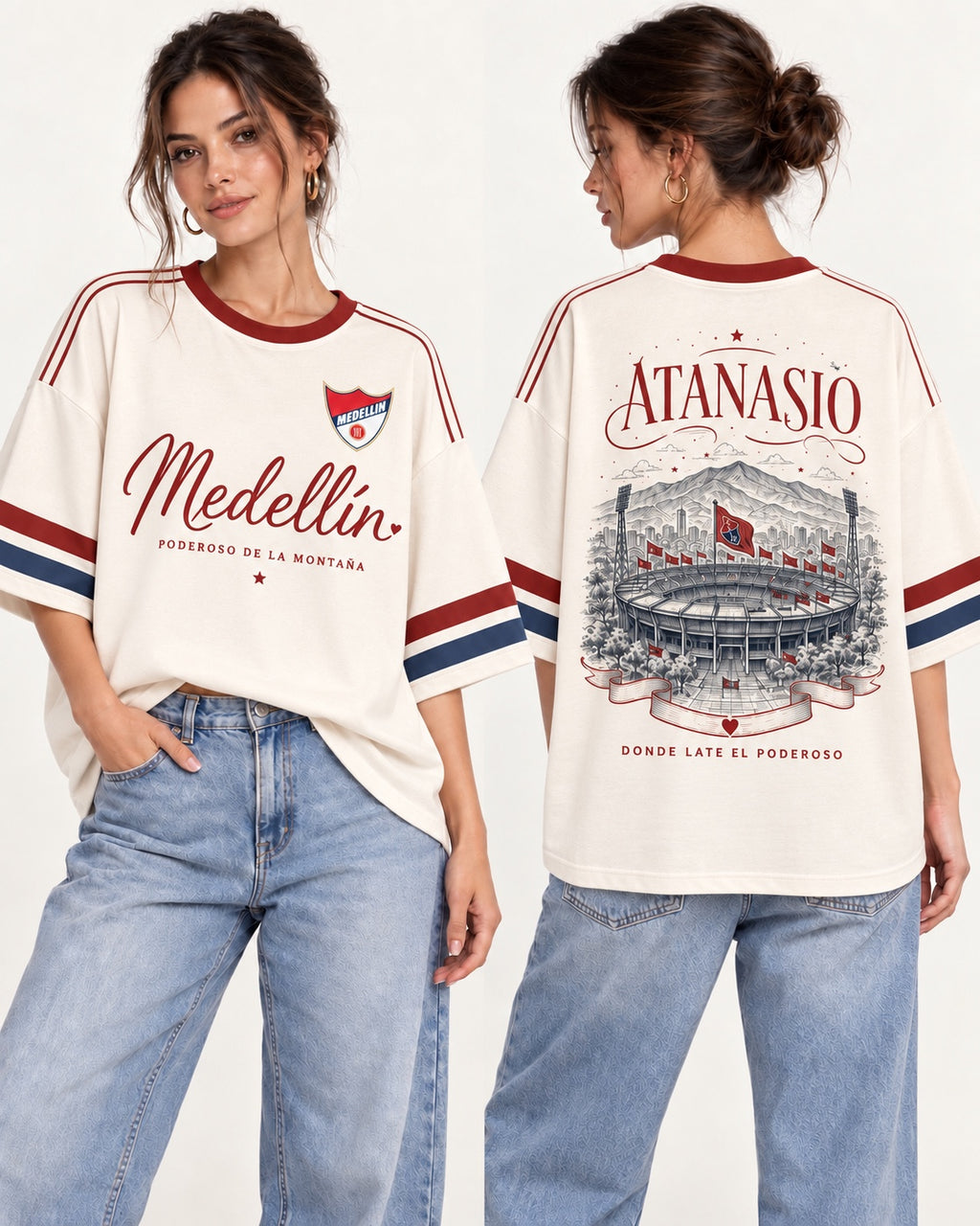 Independiente Medellín X Atanasio - oversize larga mujer