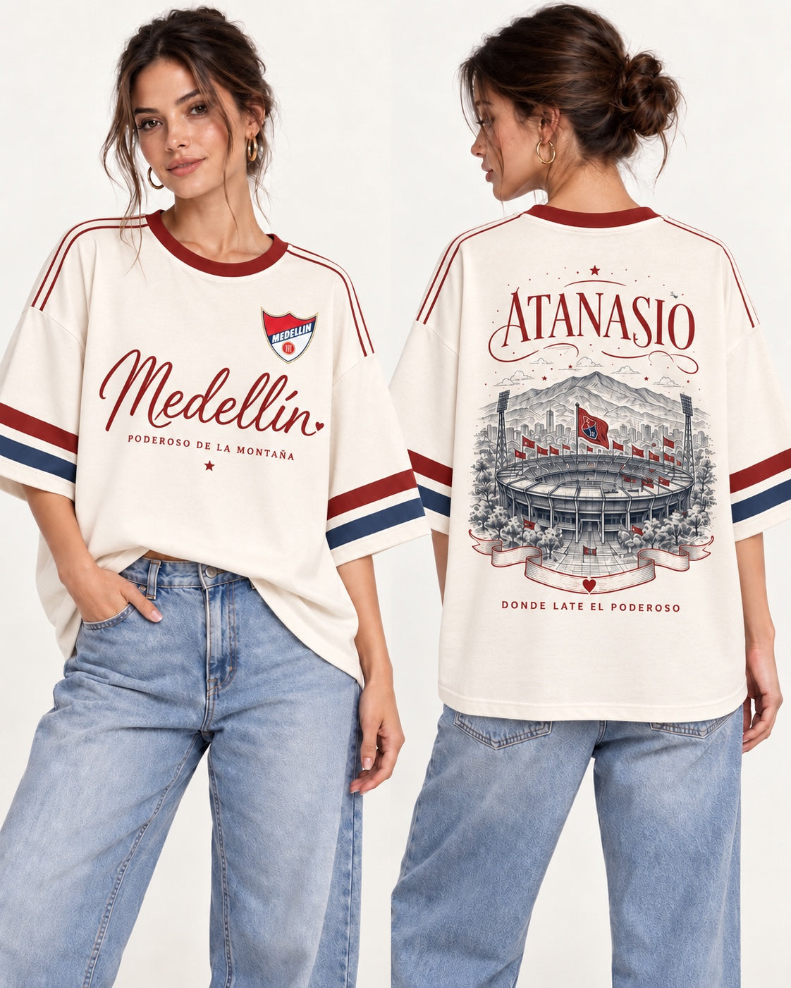 Independiente Medellín X Atanasio - oversize larga mujer