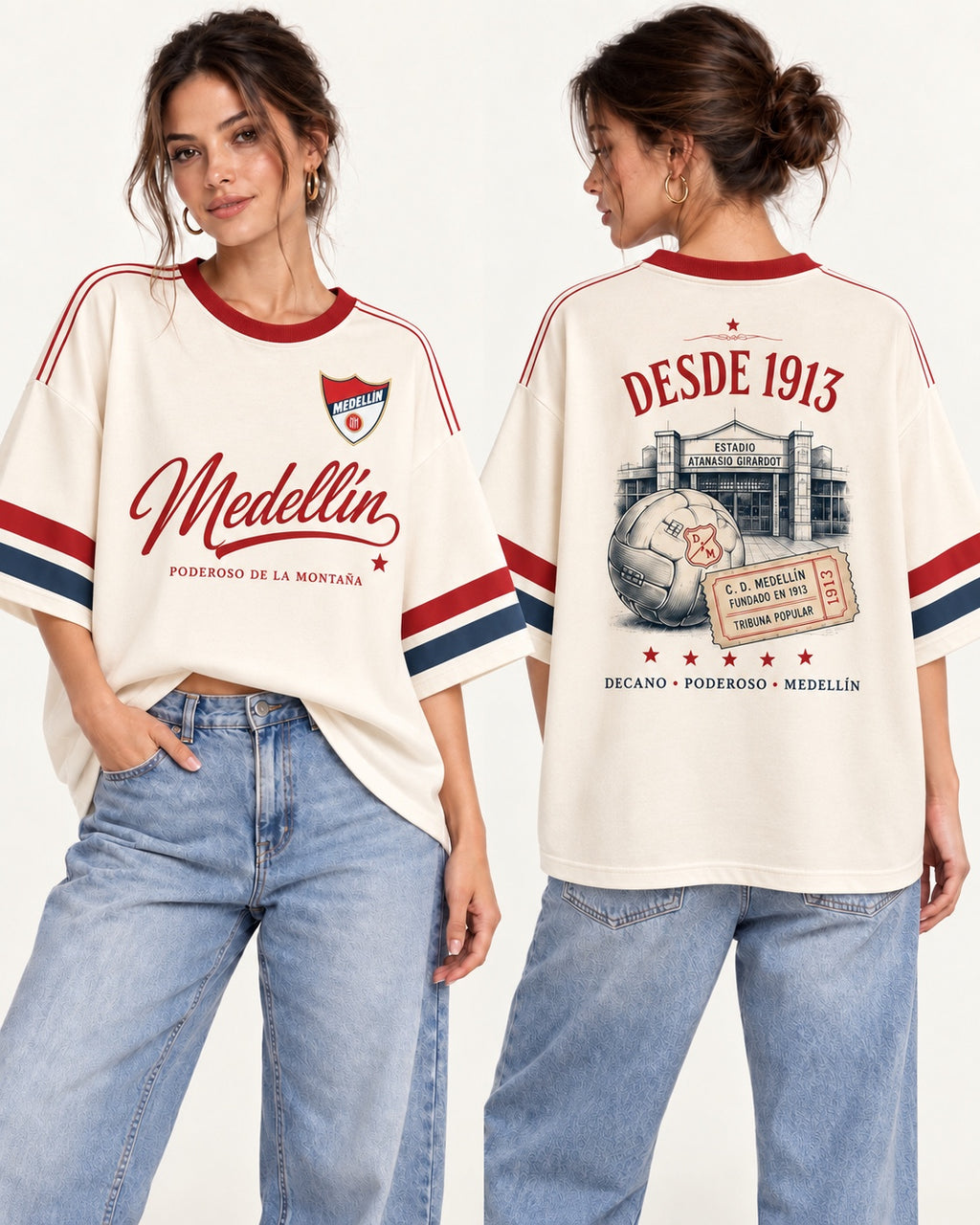 Independiente Medellín X Desde 1913 - oversize larga mujer