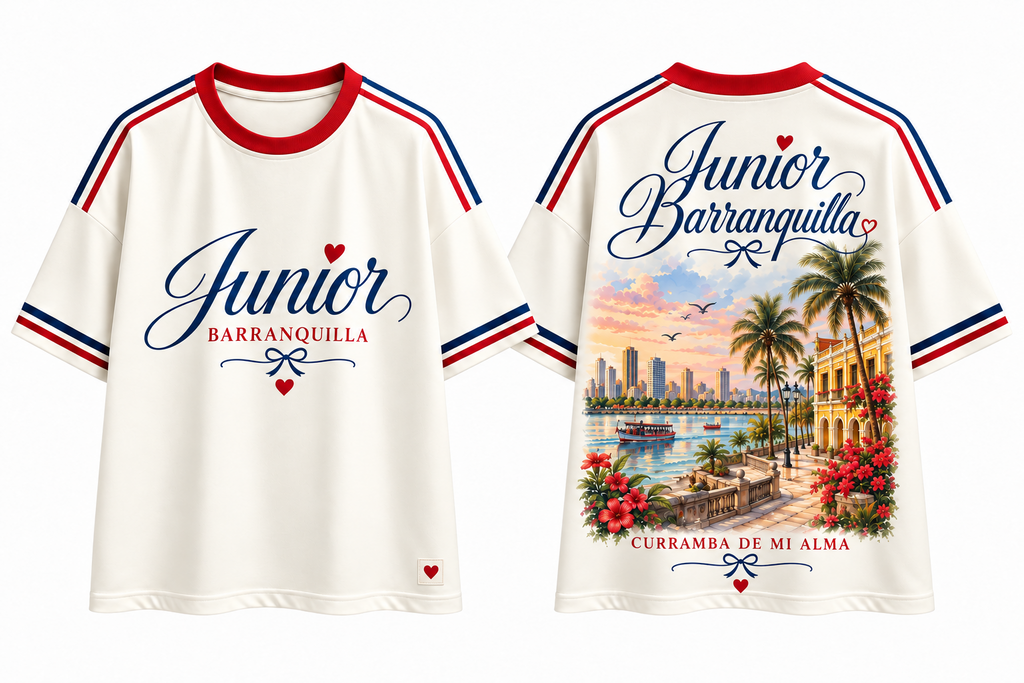 Junior Barranquilla · Curramba de mi Alma, vista frontal y trasera
