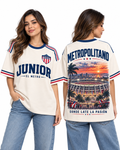 Junior El Metro — Oversize larga mujer frente y espalda