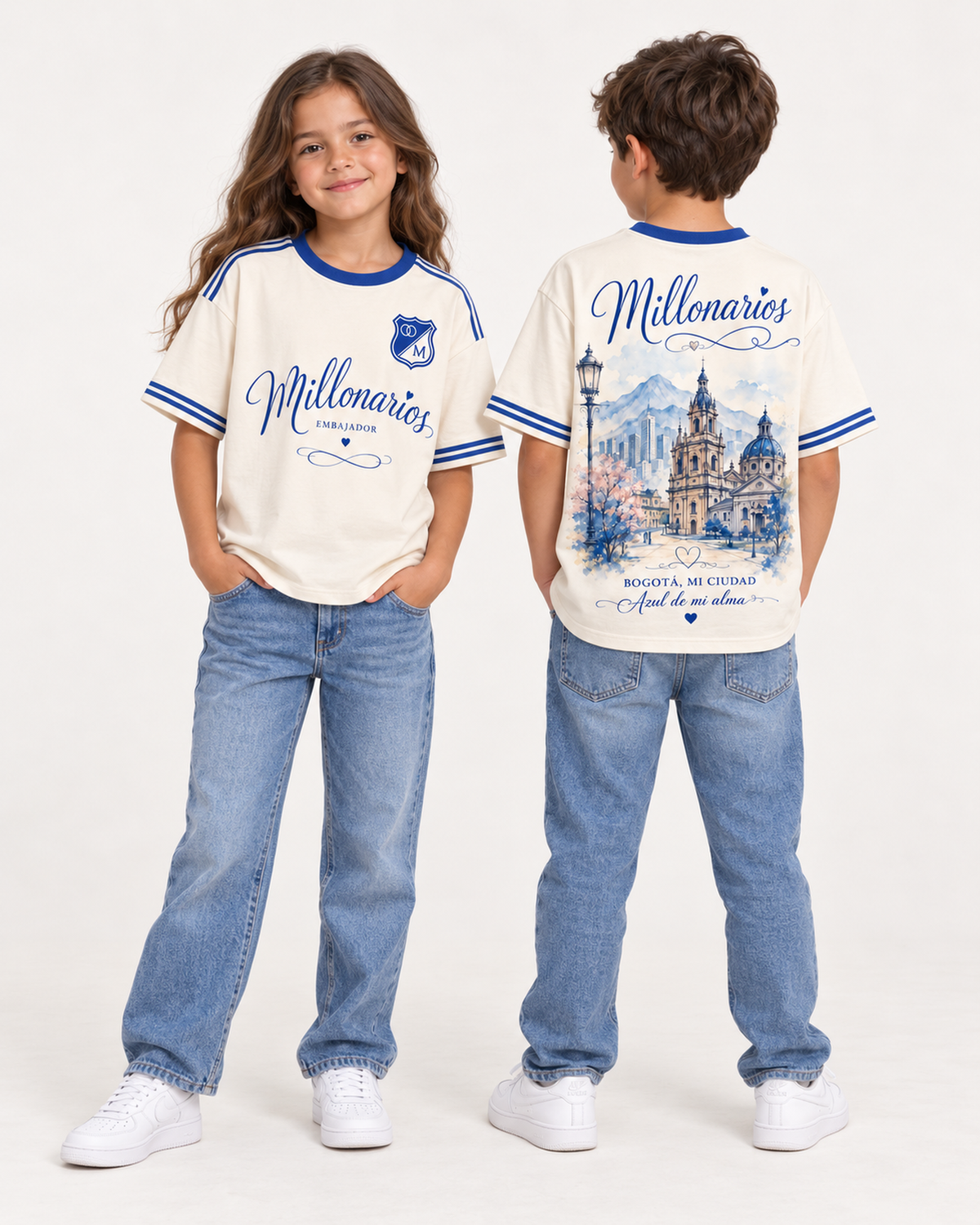 Millonarios X Azul De Mi Alma — niños
