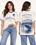 Oversize larga mujer frente y espalda