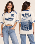 Oversize larga mujer frente y espalda