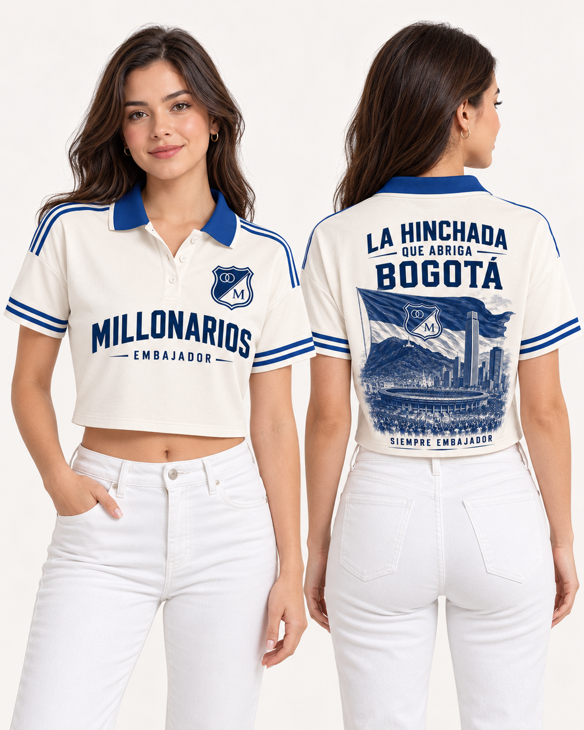 Millonarios X Bogotá Mi Ciudad — polo mujer