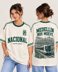 Atlético Nacional Medellín Nos Mueve - oversize larga mujer