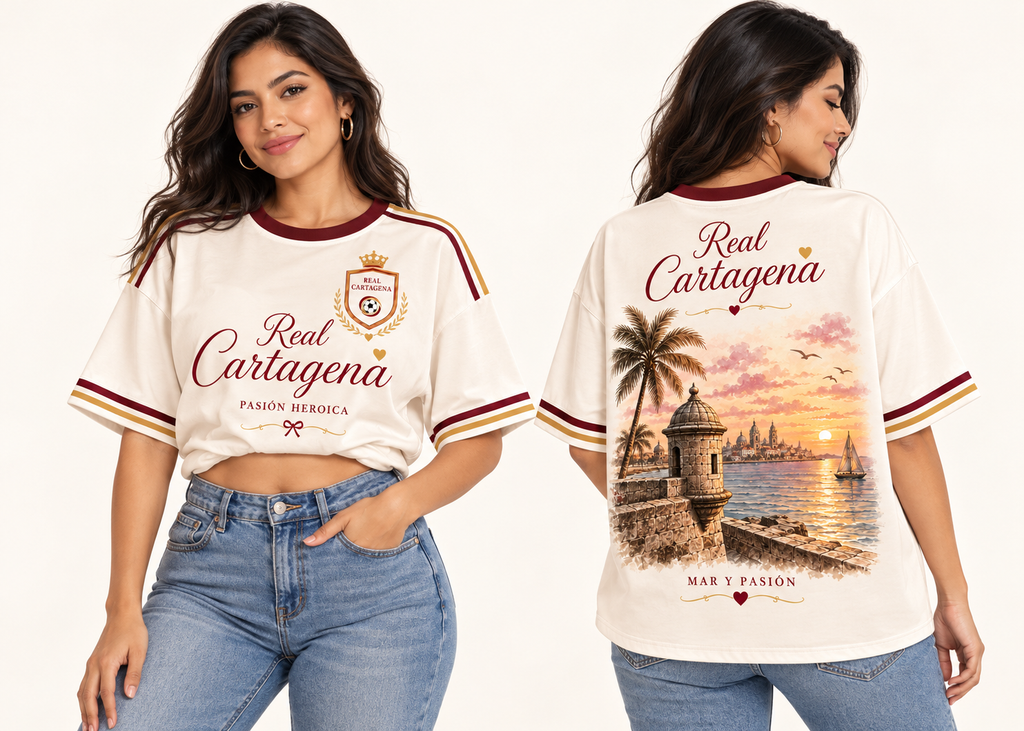 Oversize larga mujer frente y espalda