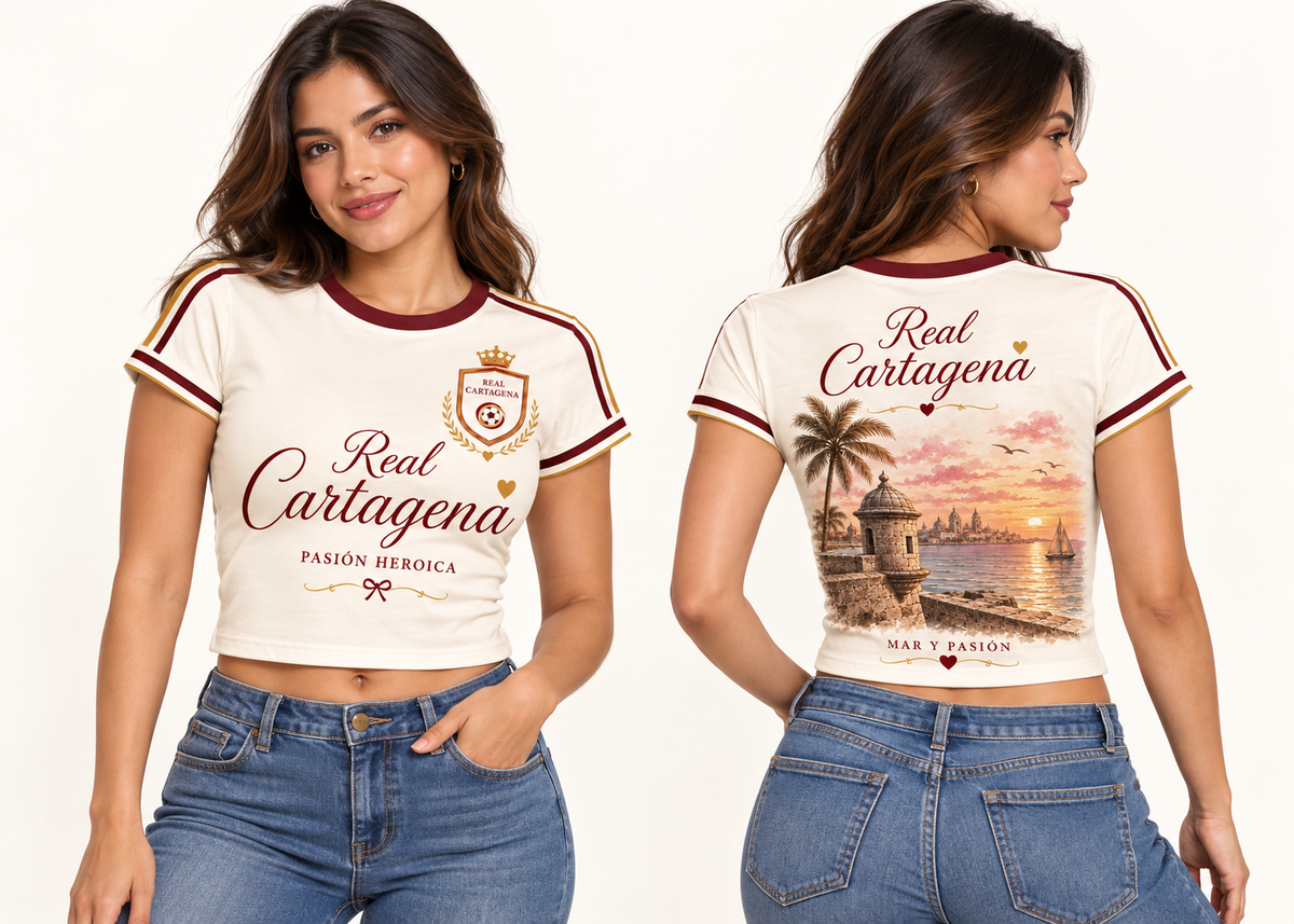 baby tee mujer frente y espalda