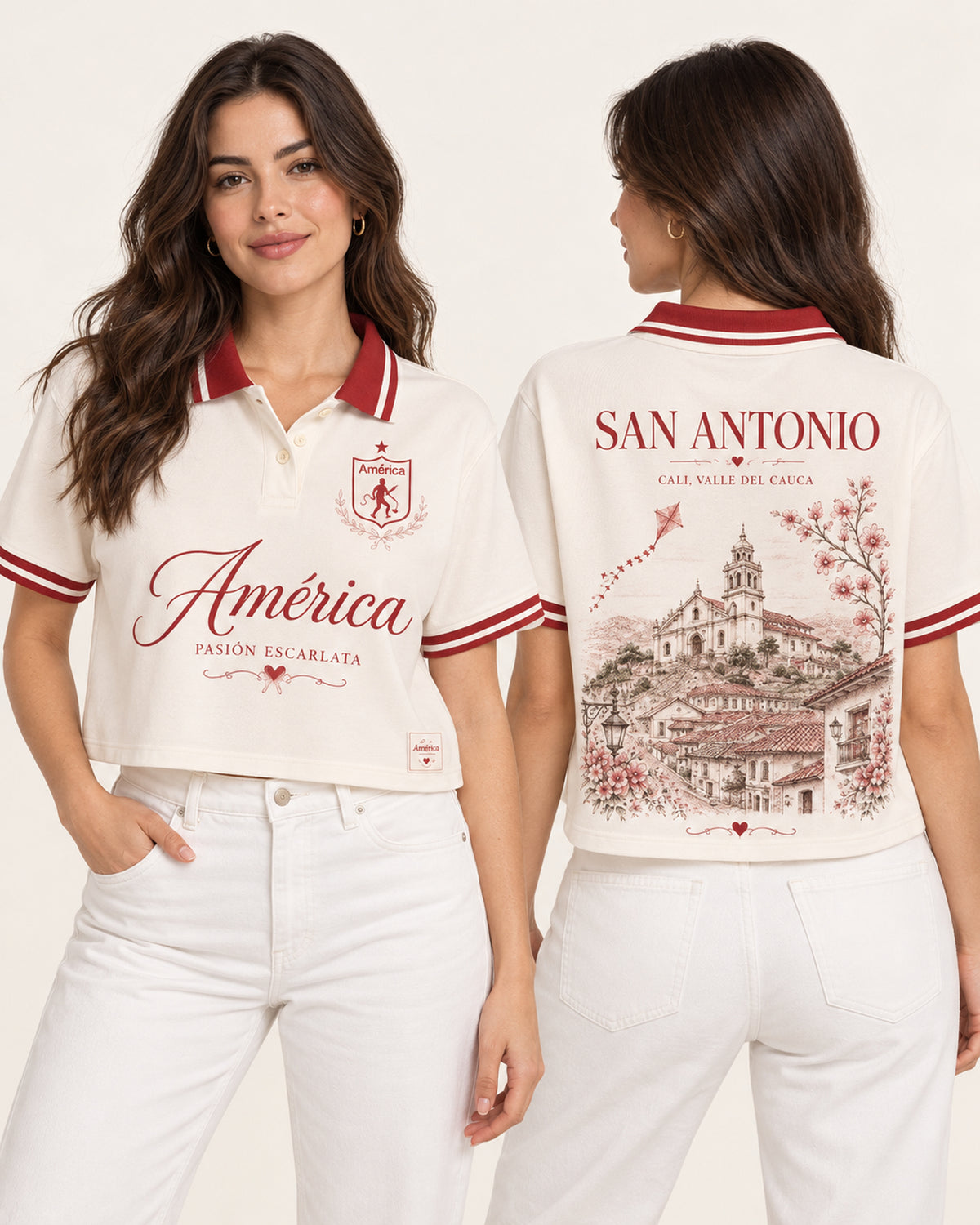 América De Cali X San Antonio — polo mujer