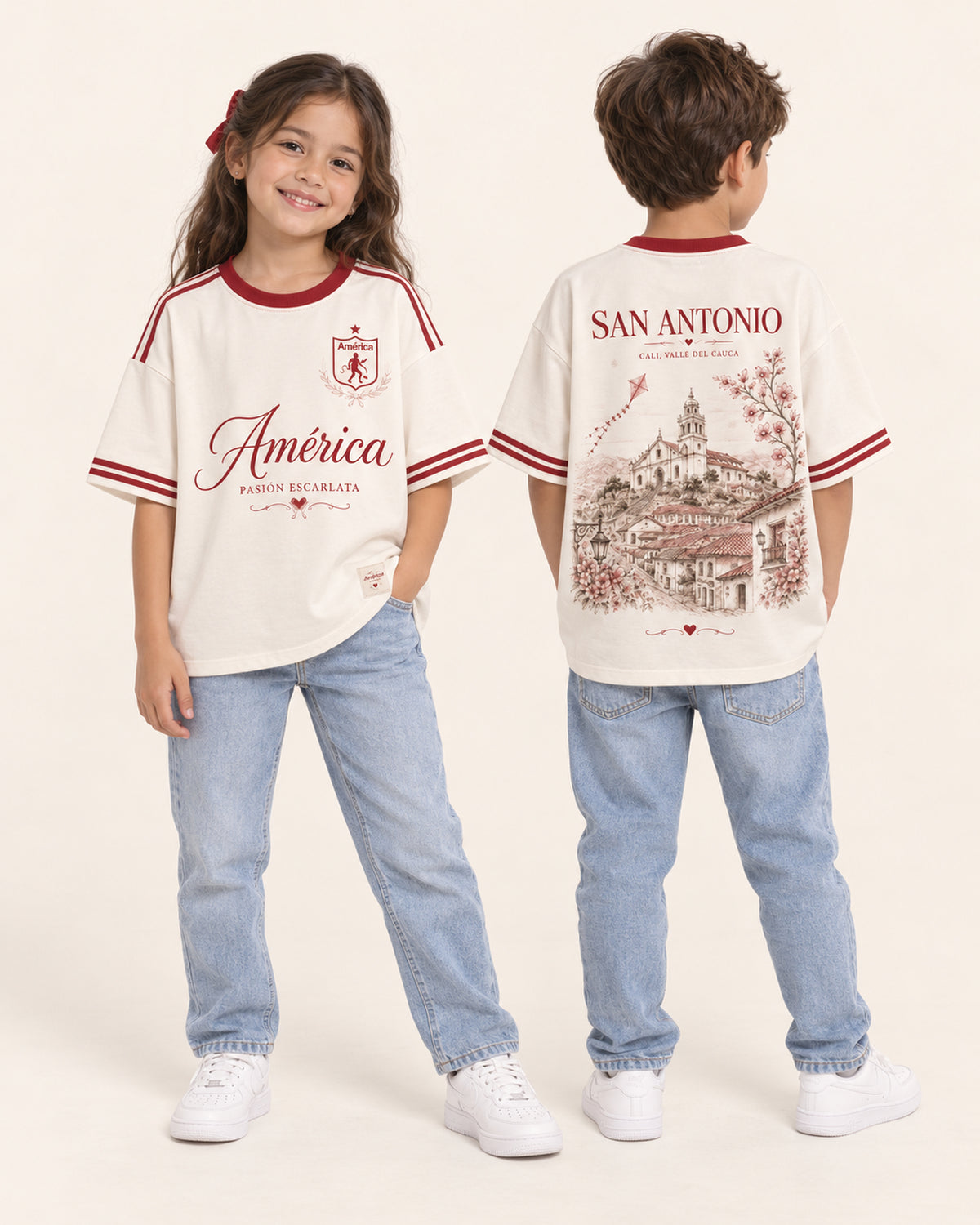 América De Cali X San Antonio — niños
