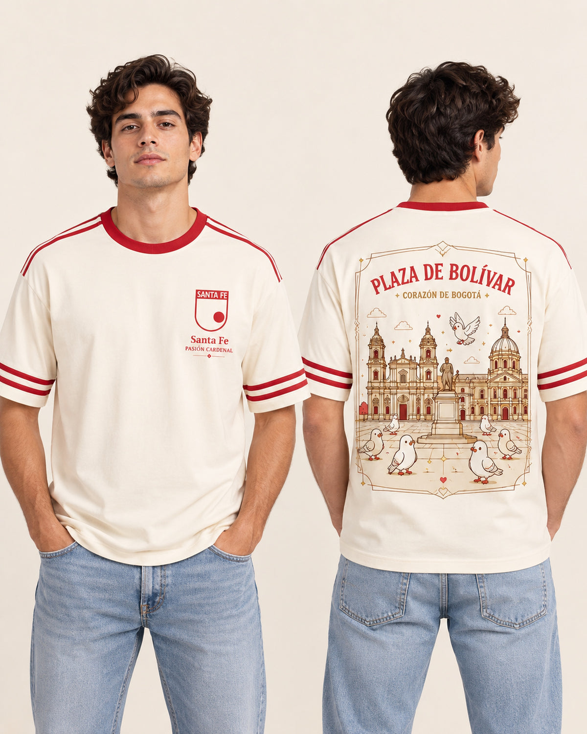 Santa Fe X Corazón De Bogotá - regular hombre