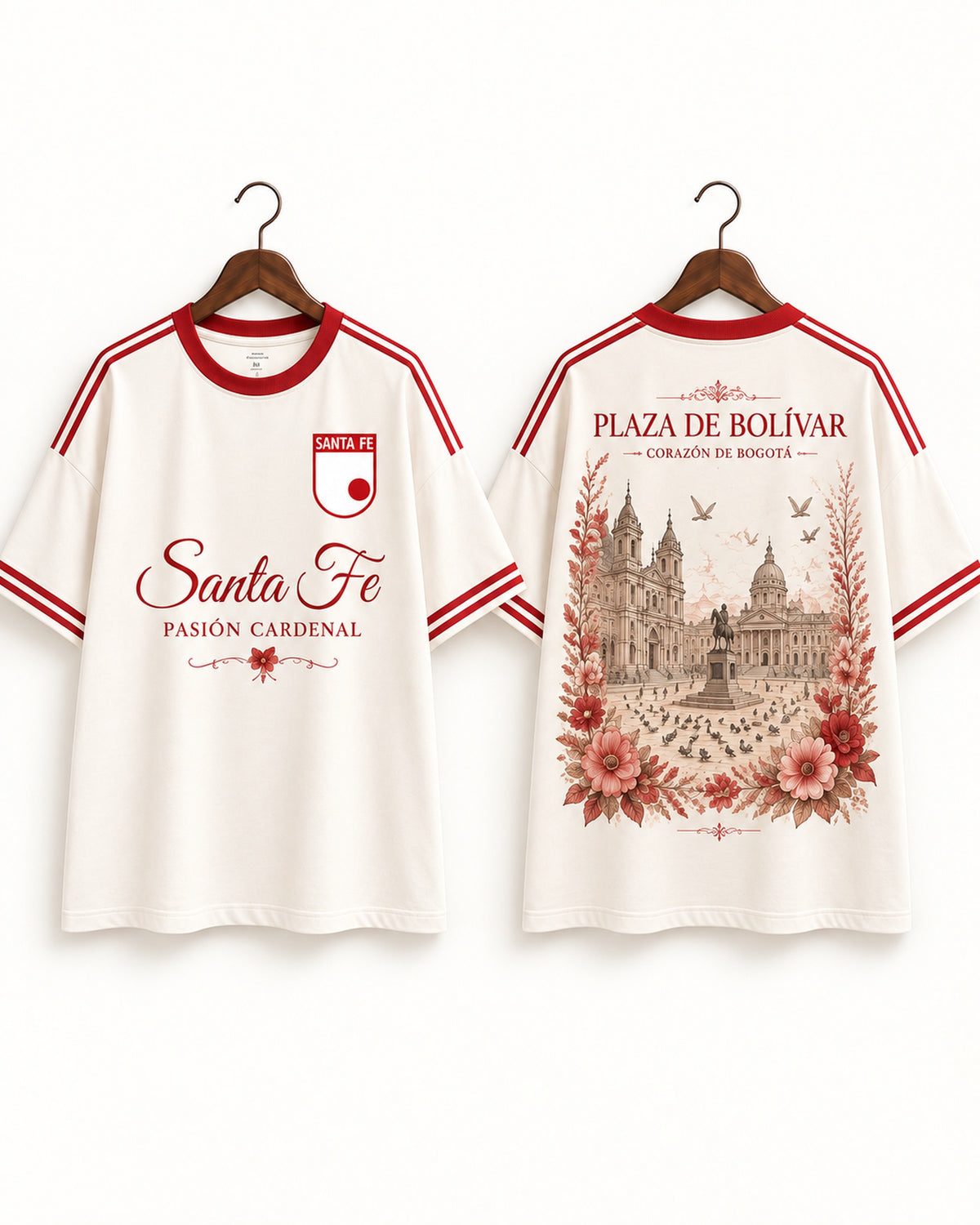 Santa Fe X Plaza De Bolívar - prenda sola frente y espalda