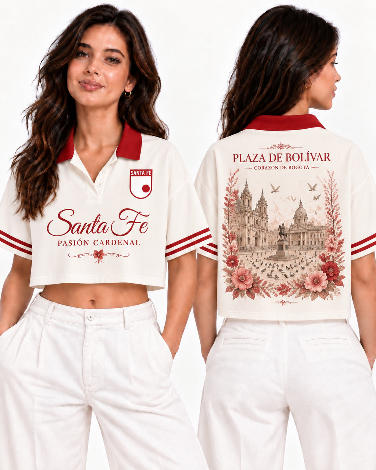 Santa Fe X Plaza De Bolívar - polo mujer