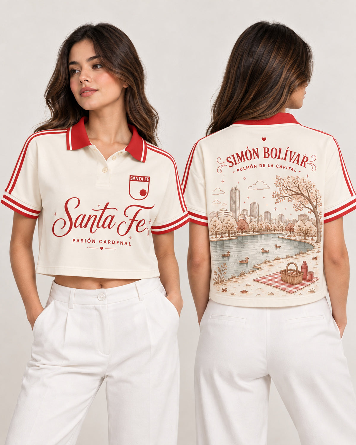 Santa Fe X Simón Bolívar - polo mujer