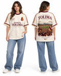 Deportes Tolima Más Que Un Equipo — Oversize larga mujer frente y espalda