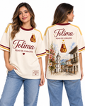 Deportes Tolima Pijao de Corazón — Oversize larga mujer frente y espalda