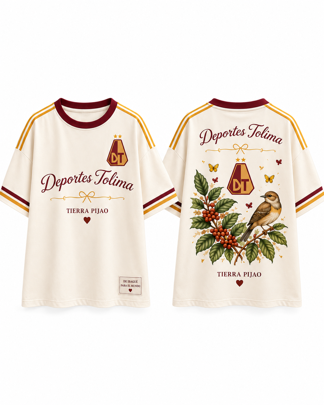 Deportes Tolima Tierra Pijao — Prenda sola frente y espalda