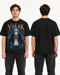 Valak X Plegaria Oscura — Regular hombre Negro — frente y espalda